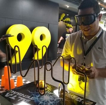Mídias interativas para eventos — experiência de marca com tecnologia
