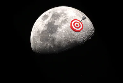Mirar na lua vai te levar para o Alto