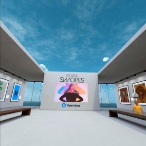 metaverso e conceito de tecnologia. moldura hexagonal e ícones do mundo  virtual, como jogar jogos online, aprender online, usar uma tela de 360  graus, usar óculos vr em fundo azul. 5631671 Vetor